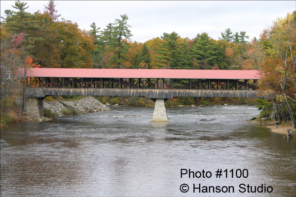 Conway, NH - Saco River Bridge - Side - Fall